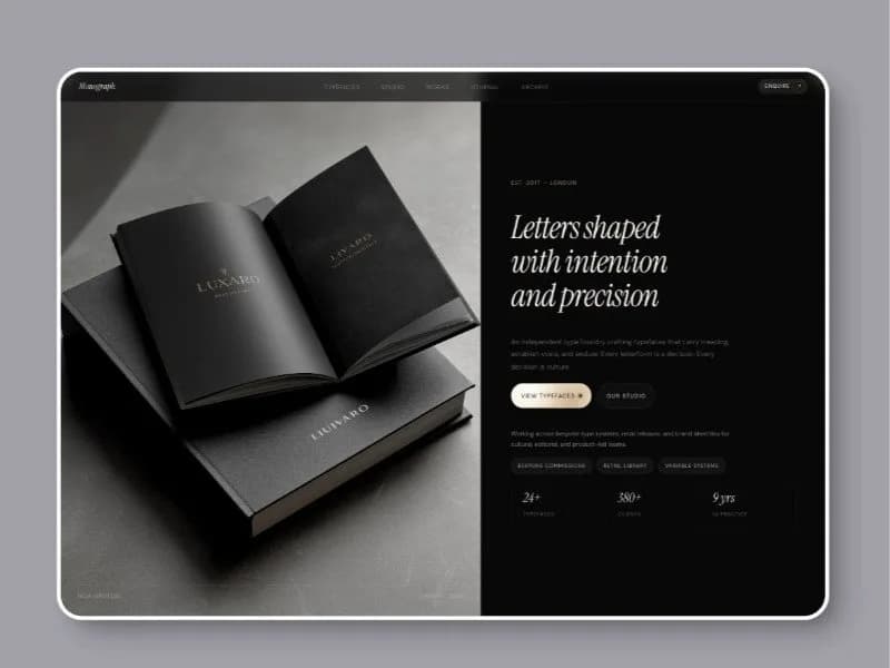 Monograph Type Foundry product preview