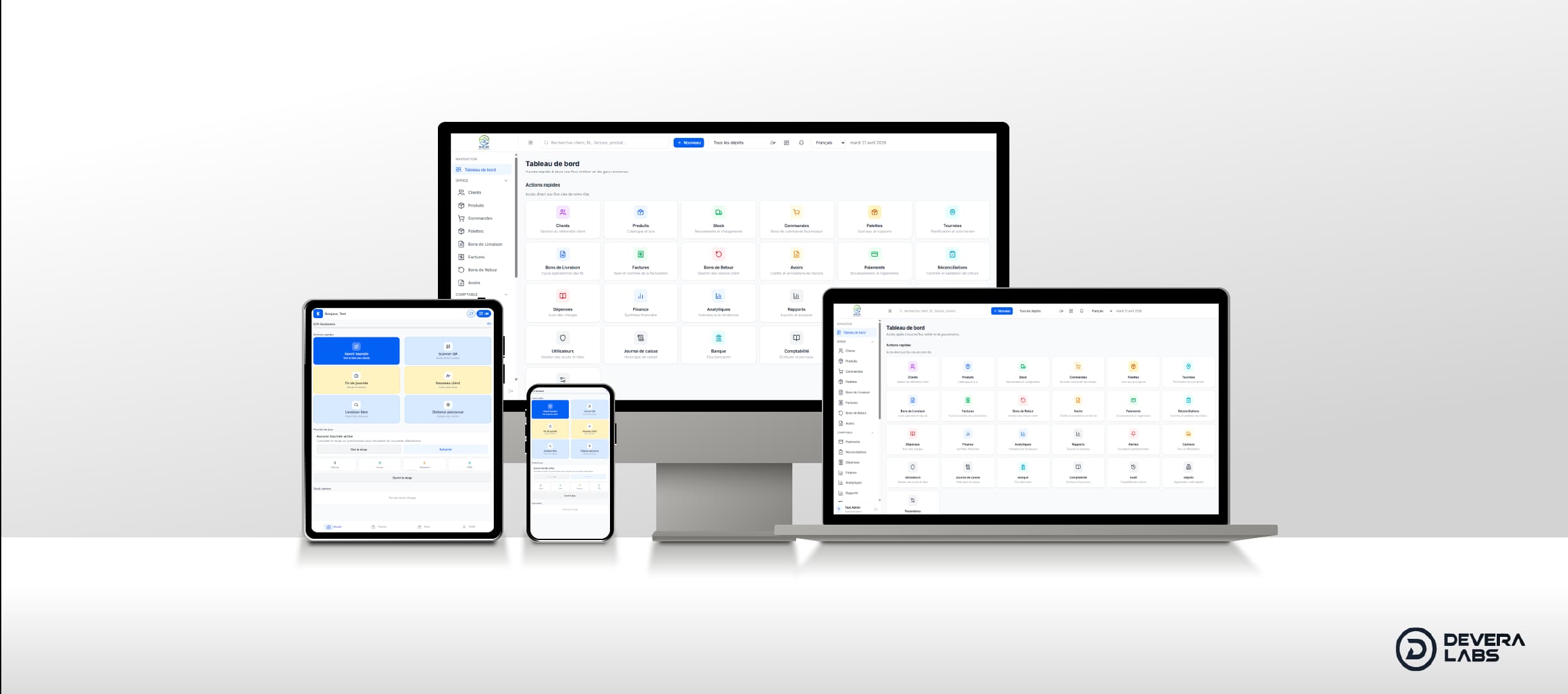 Plateforme ERP & CMS Essakya project work sample
