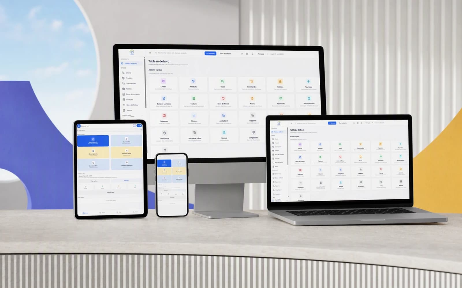 Essakya ERP & CMS Platform interface